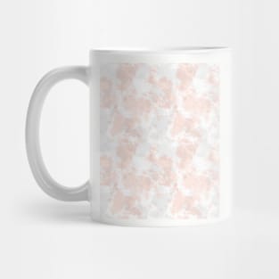 Soft Blush and Gray Tie-Dye Mug